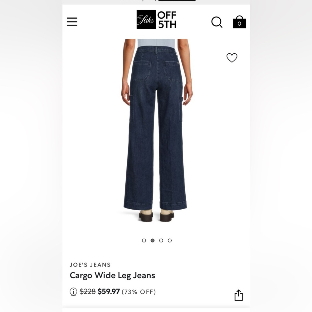 Joe's Jeans Dalia Cargo Jean Women's, size 34 - Picture 11 of 16